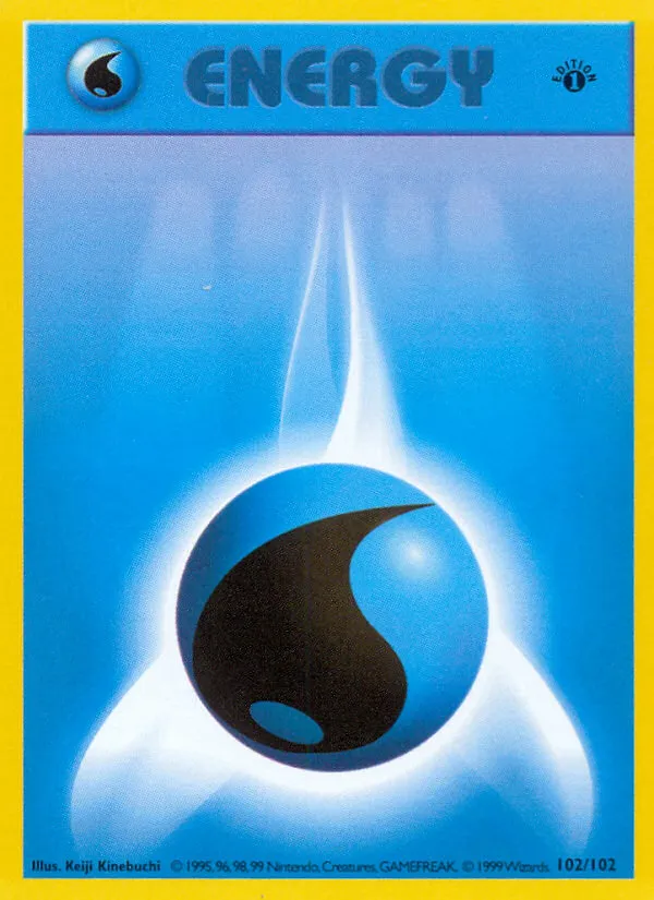 Water Energy #102, Base Set 1999-2000 Copyright