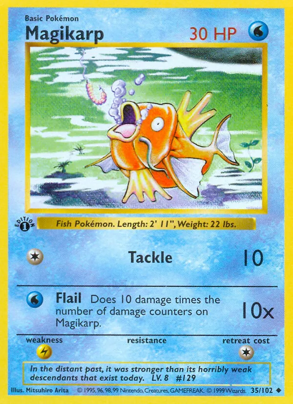 Magikarp #35, Base Set Unlimited