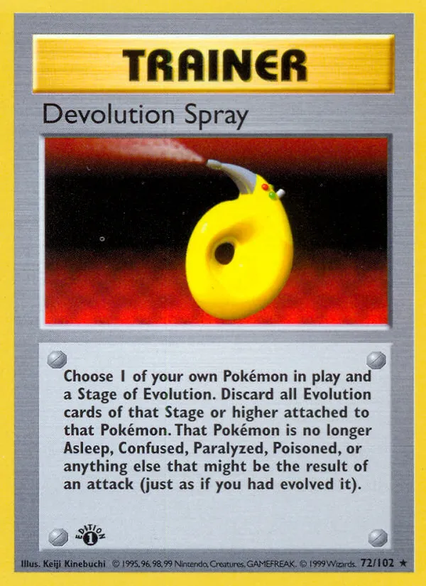 Devolution Spray #72, Base Set Unlimited