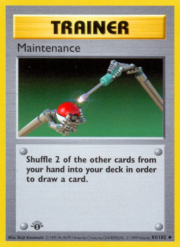 Maintenance #83, Base Set 1st Edition