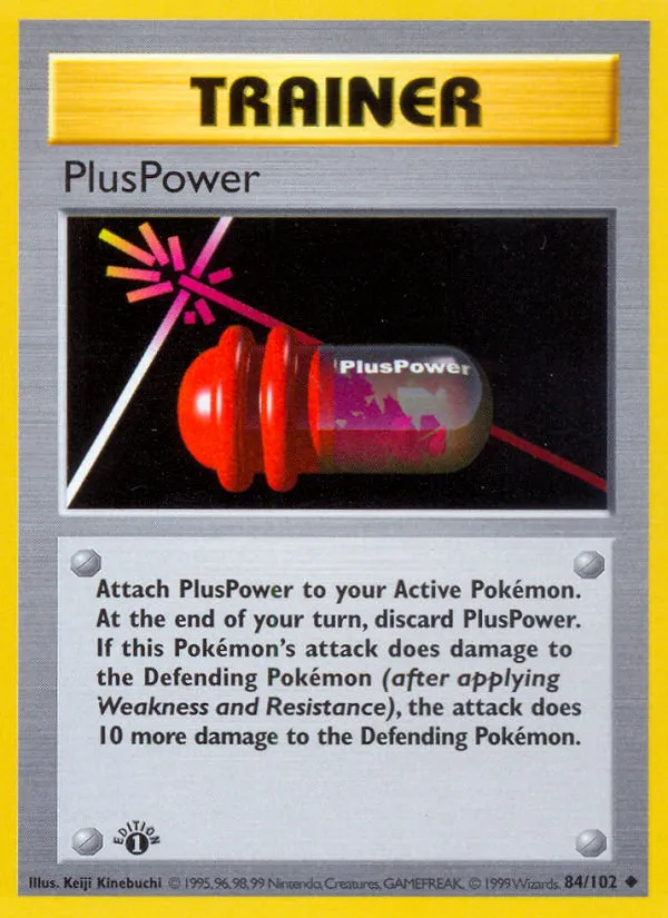 PlusPower #84, Base Set 1st Edition