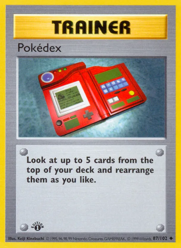 Pokédex #87, Base Set Inverted Back