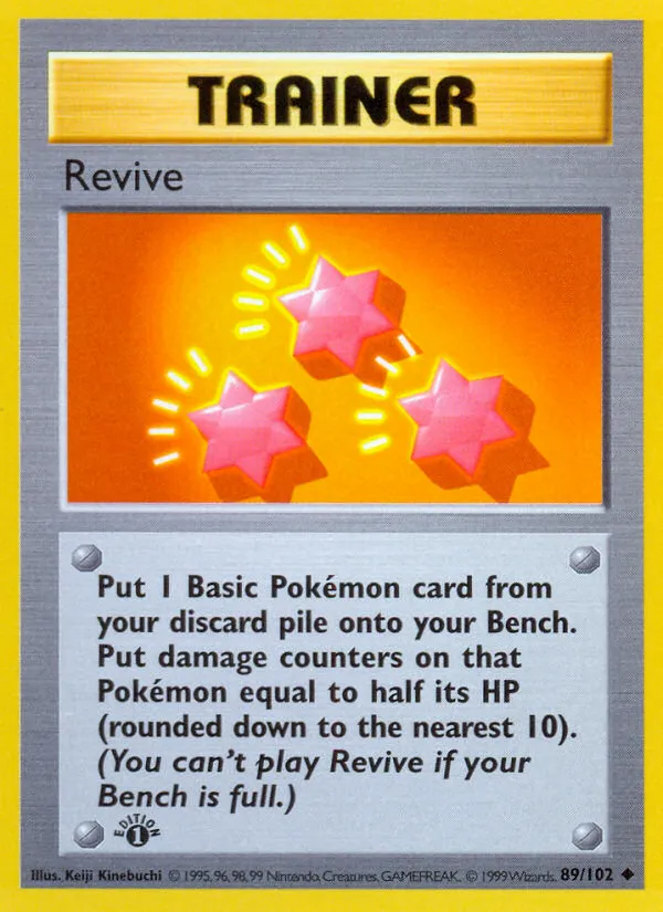 Revive #89, Base Set 1st Edition