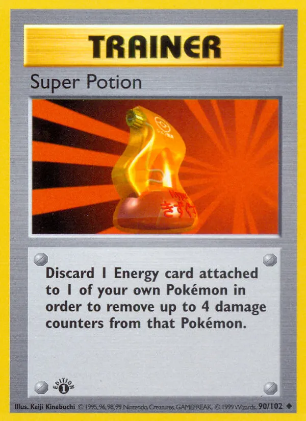 Super Potion #90, Base Set 1999-2000 Copyright