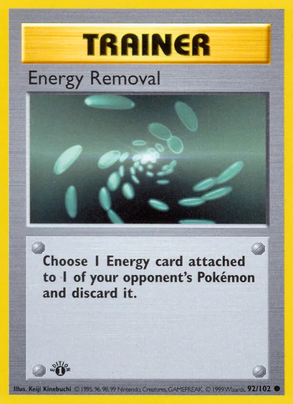 Energy Removal #92, Base Set Unlimited
