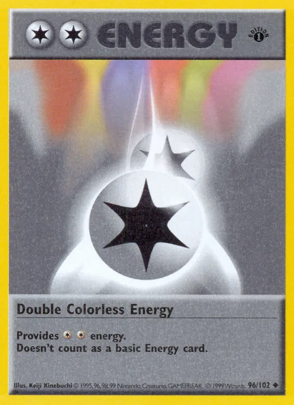 Double Colorless Energy #96, Base Set Unlimited
