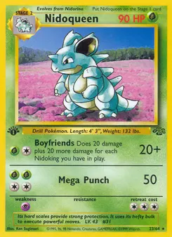 Nidoqueen #23, 1st Edition