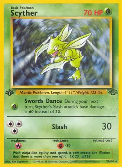 Scyther #26, 1st Edition
