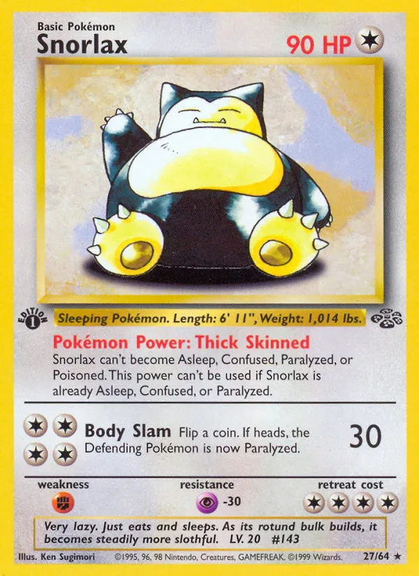 Snorlax #27, Jungle