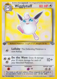Wigglytuff #32, 1st Edition