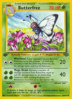 Butterfree #33, "D" Edition Error