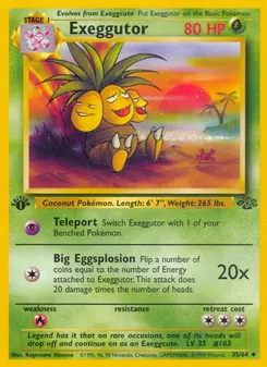Exeggutor #35, 1st Edition