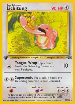 Lickitung #38, 1st Edition