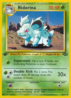 Nidorina #40, 1st Edition