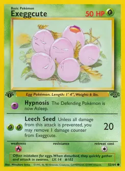 Exeggcute #52, 1st Edition