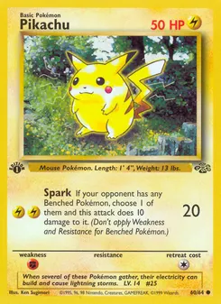 Pikachu #60, 1st Edition