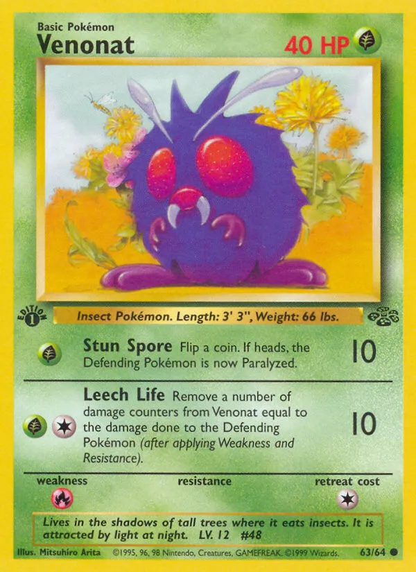 Venonat #63, Jungle