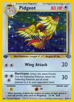 Pidgeot #8, Jungle 1st Edition