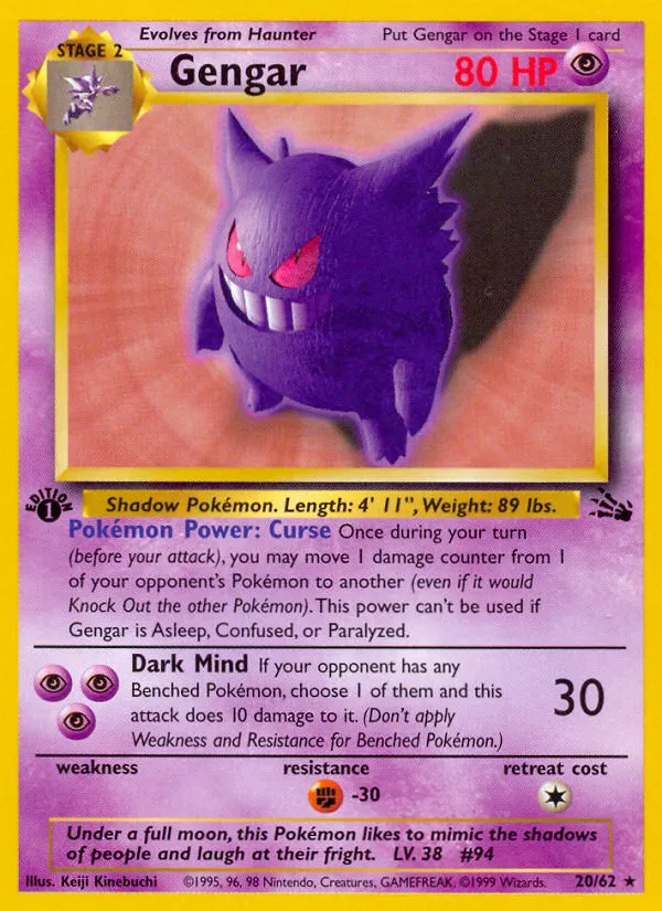 Gengar #20, Fossil