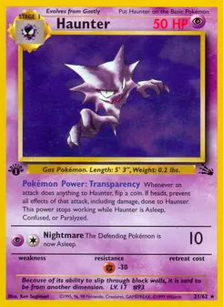 Haunter #21, 1999-2000 Copyright