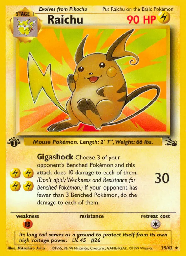 Raichu #29, Fossil