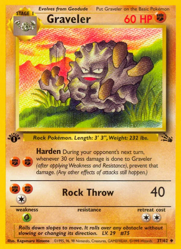 Graveler #37, Fossil