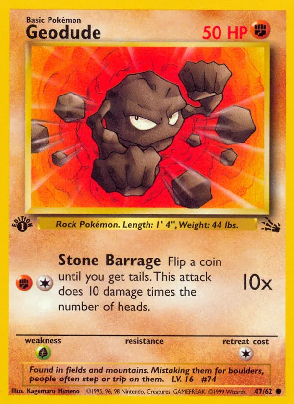 Geodude #47, Fossil