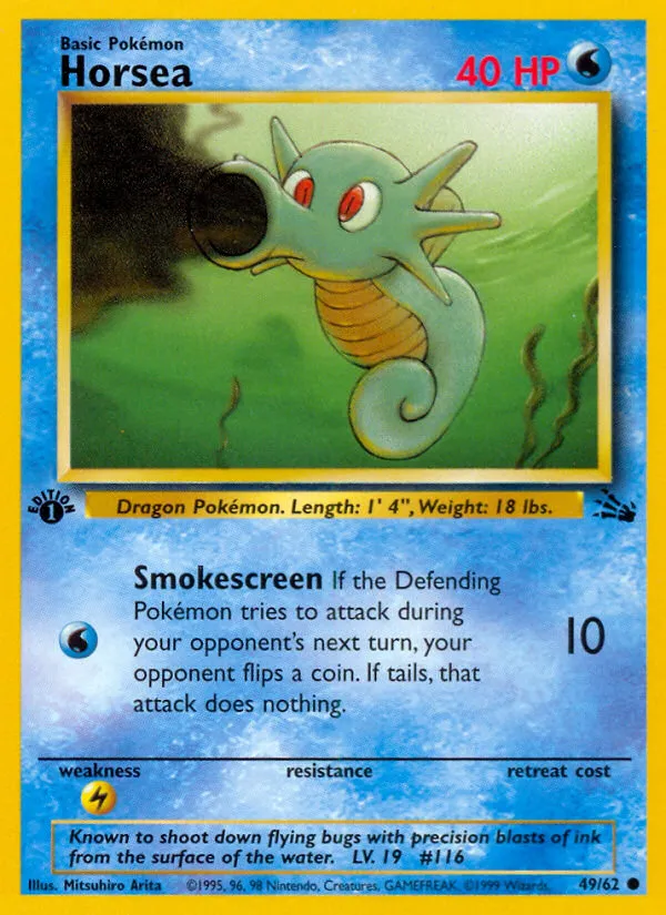 Horsea #49, Fossil