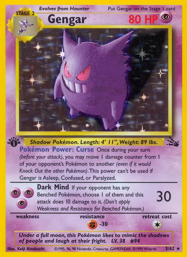 Gengar #5, Fossil