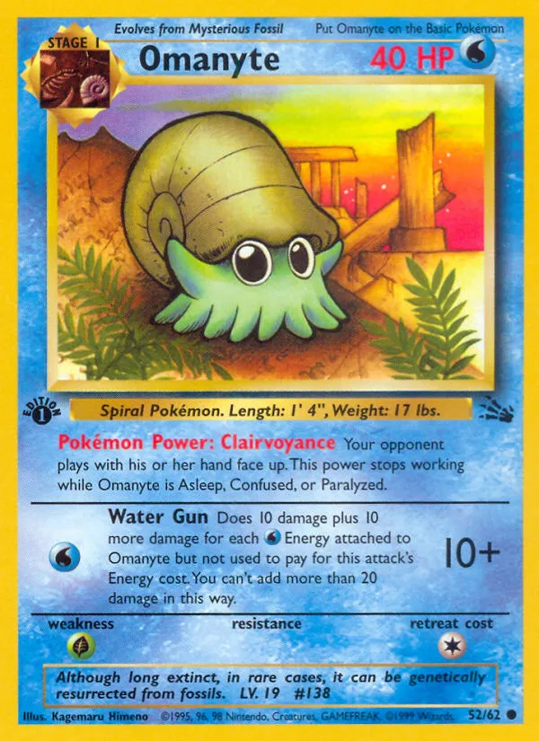 Omanyte #52, Fossil