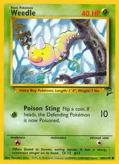 Weedle #100, Standard