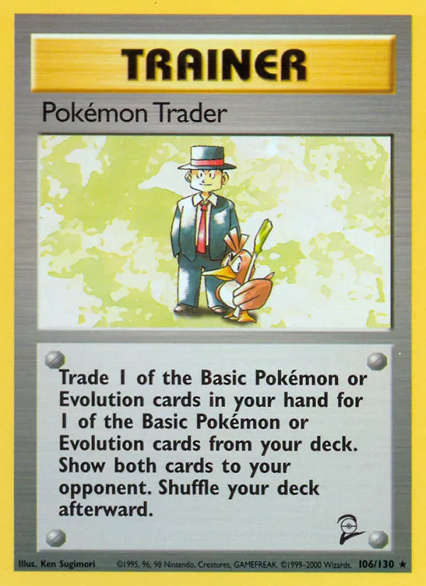 Pokémon Trader #106, Base Set 2