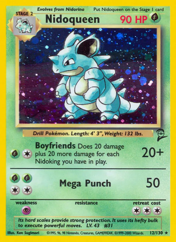 Nidoqueen #12, Base Set 2