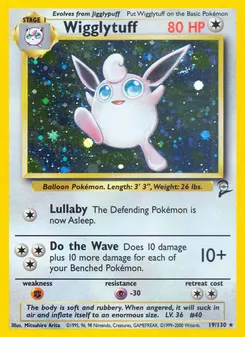 Wigglytuff #19, Inverted Back