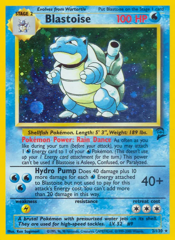 Blastoise #2, Base Set 2