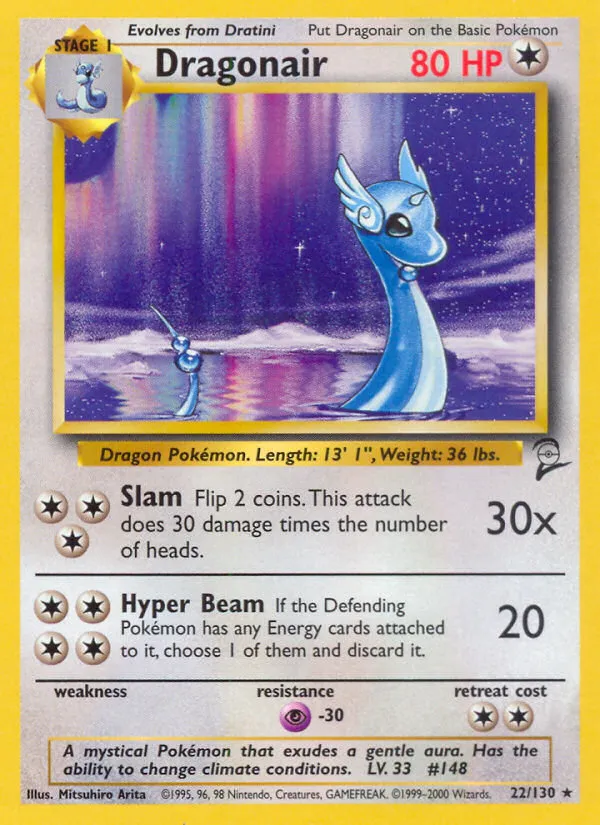 Dragonair #22, Base Set 2