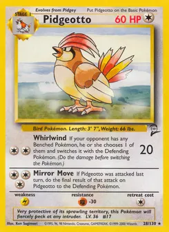 Pidgeotto #28, Standard
