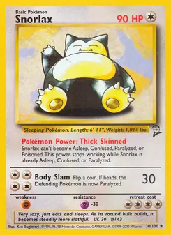 Snorlax #30, Standard