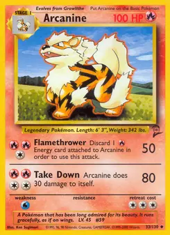 Arcanine #33, Standard