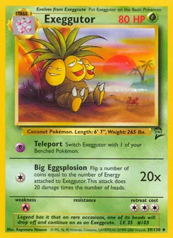 Exeggutor #39, Standard