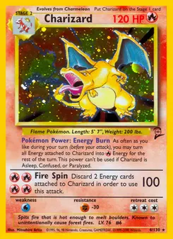 Charizard #4, Inverted Back