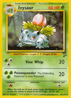Ivysaur #44, Standard
