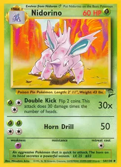 Nidorino #54, Standard
