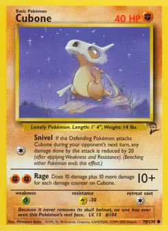 Cubone #70, Standard