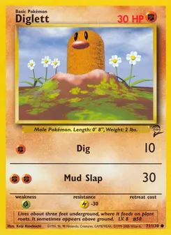 Diglett #71, Standard