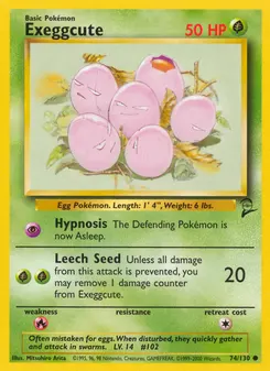 Exeggcute #74, Standard