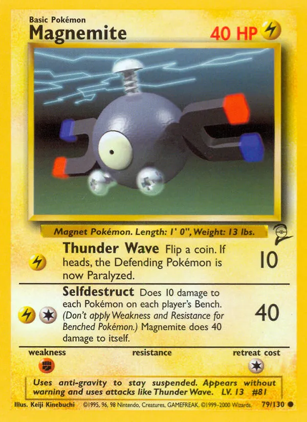 Magnemite #79, Base Set 2