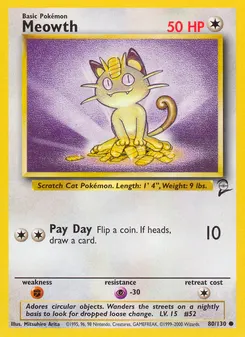 Meowth #80, Standard