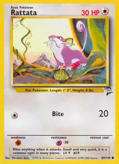 Rattata #89, Standard