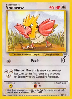 Spearow #92, Standard